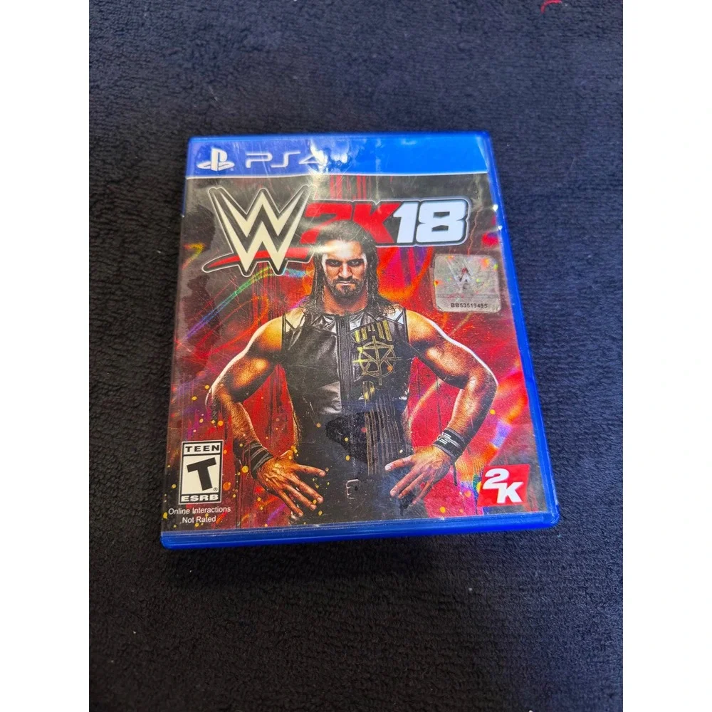 WWE 2K18 Sony PlayStation 4 PS4 Wrestling Video Game Seth Rollins Cover